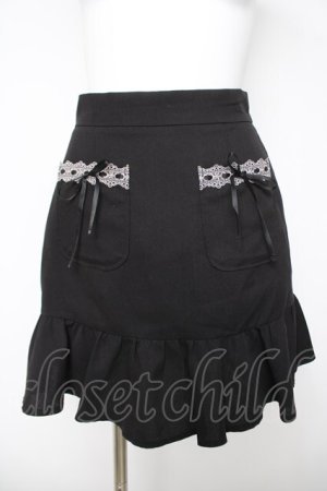 画像: axes femme POETIQUE / ポケットデザインミニスカート  黒 Y-26-03-18-166-AX-SK-SZ-ZY