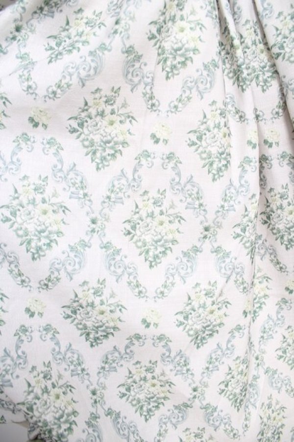 画像3: axes femme / ブロッサム柄ドロストスカート F グリーン Y-26-03-18-171-AX-SK-SZ-ZY (3)