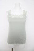 画像1: axes femme / 2WAYレースリブタンク F ミント Y-26-03-18-003-AX-TO-SZ-ZY (1)