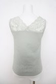 画像2: axes femme / 2WAYレースリブタンク F ミント Y-26-03-18-003-AX-TO-SZ-ZY (2)