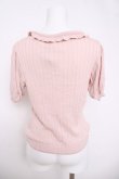 画像2: axes femme POETIQUE / チュッパチャプス ニットポロ  ピンク Y-26-03-18-036-AX-TO-SZ-ZY (2)
