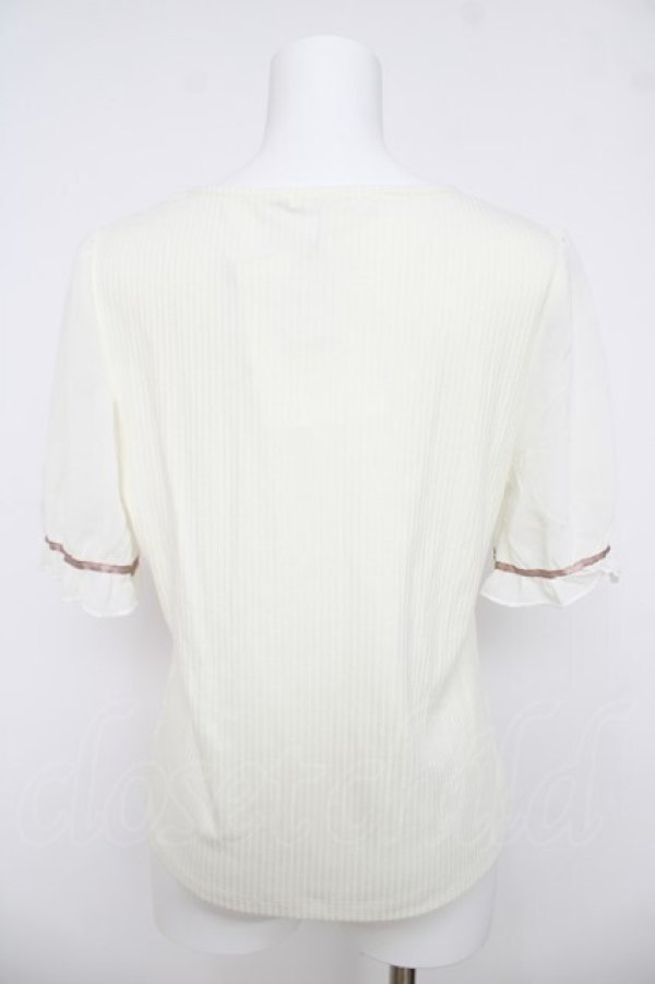 画像2: axes femme / パピヨンフルール刺繍プルオーバー M 生成り Y-26-03-18-039-AX-TO-SZ-ZY (2)