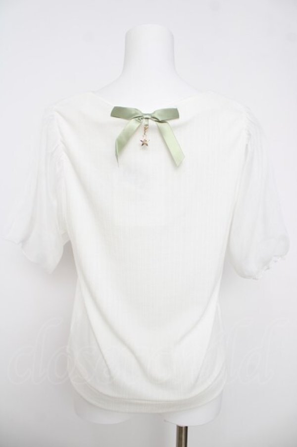 画像2: axes femme / ピーター・パン/刺繍トップス F 生成り Y-26-03-18-041-AX-TO-SZ-ZY (2)