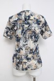 画像2: INGEBORG / マルチドット柄トップス  紺 Y-26-03-20-031-LO-TO-SZ-ZY (2)