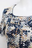 画像3: INGEBORG / マルチドット柄トップス  紺 Y-26-03-20-031-LO-TO-SZ-ZY (3)