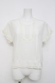 画像1: PINK HOUSE / 後ろあきブラウス F 白 Y-26-03-20-039-LO-BL-SZ-ZY (1)