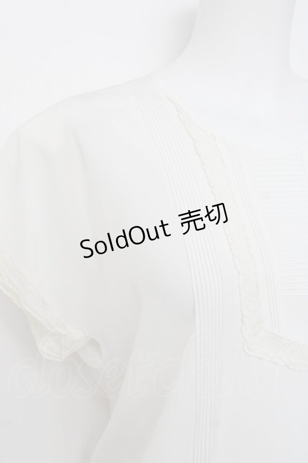 画像3: PINK HOUSE / 後ろあきブラウス F 白 Y-26-03-20-039-LO-BL-SZ-ZY (3)