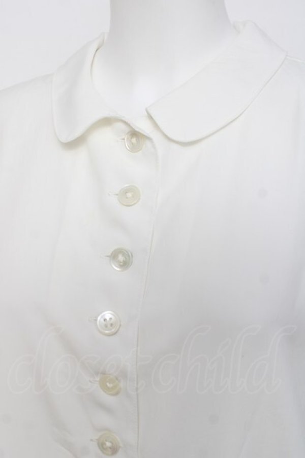 画像3: powder / 丸襟半袖ブラウス F 白 Y-26-03-20-043-LO-BL-SZ-ZY (3)