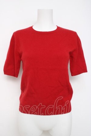 画像: white love / 半袖ニット F 赤 Y-26-03-20-050-LO-TO-SZ-ZY