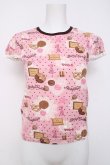 画像1: Shirley Temple / スイーツプリントカットソー 160 ピンク Y-26-03-20-052-ET-TO-SZ-ZY (1)