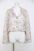 画像1: axes femme kawaii / クラシックブーケ柄ジャケット M ピンク Y-26-03-20-057-AX-JA-SZ-ZY (1)