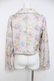 画像2: axes femme kawaii / クラシックブーケ柄ジャケット M ピンク Y-26-03-20-057-AX-JA-SZ-ZY (2)