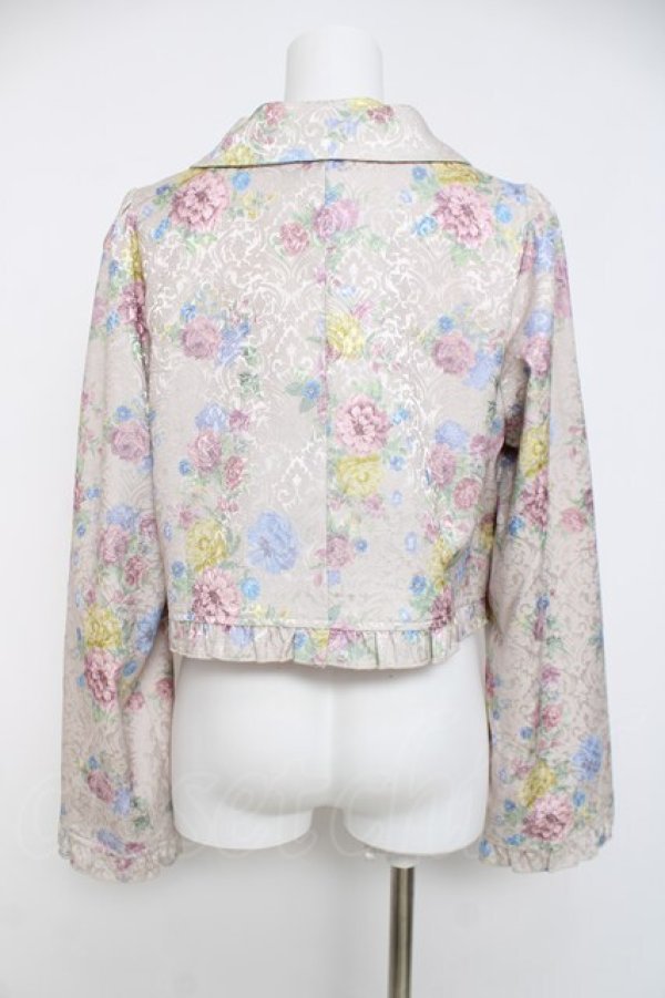 画像2: axes femme kawaii / クラシックブーケ柄ジャケット M ピンク Y-26-03-20-057-AX-JA-SZ-ZY (2)