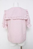 画像2: DearMyLove / セーラーハートボタンフリルブラウス M ピンク Y-26-03-20-058-EL-BL-SZ-ZY (2)