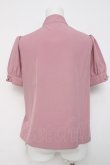 画像2: Ank Rouge / カフスビットリボンブラウス M ピンク Y-26-03-20-061-CA-BL-SZ-ZY (2)