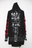 画像3: SEX POT ReVeNGe / PUNKISH SID RING SLEEVE ハイネックカットソー F ブラック/レッド Y-26-03-20-069-SP-TO-SZ-ZY (3)