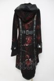 画像3: SEX POT ReVeNGe / PAINT ZIP LONG パーカー L ブラック/レッド Y-26-03-20-070-SP-TO-SZ-ZY (3)