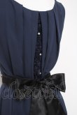 画像4: axes femme / バックバラスリットドレス M 紺 Y-26-03-20-087-AX-OP-SZ-ZY (4)