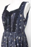 画像2: axes femme / ロマンティックプリントワンピース M 紺 Y-26-03-20-091-AX-OP-SZ-ZY (2)