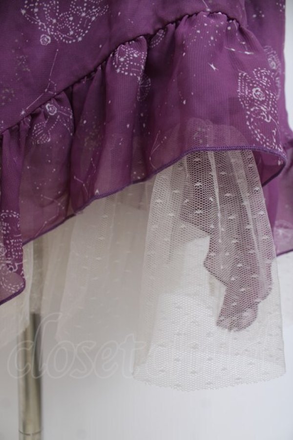 画像4: axes femme / 星座柄チュニック M パープル Y-26-03-20-092-AX-OP-SZ-ZY (4)