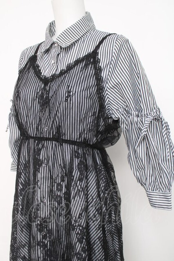 画像2: axes femme / キャミ付きワンピース M 黒 Y-26-03-20-101-AX-OP-SZ-ZY (2)