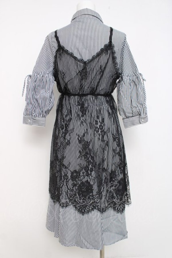 画像3: axes femme / キャミ付きワンピース M 黒 Y-26-03-20-101-AX-OP-SZ-ZY (3)