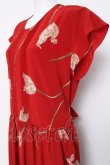 画像2: PINK HOUSE / チューリップ柄ワンピース F 赤 Y-26-03-20-104-LO-OP-SZ-ZY (2)