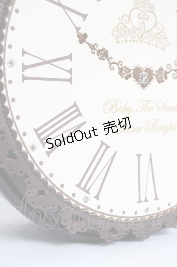 画像6: BABY, THE STARS SHINE BRIGHT / アリスのおおきな時計BAG  黒 Y-26-03-20-010-BA-AC-SZ-ZY (6)