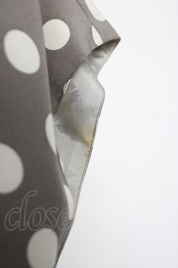 画像3: INGEBORG / リボン付き水玉ワンピース F グレー Y-26-03-20-105-LO-OP-SZ-ZY (3)