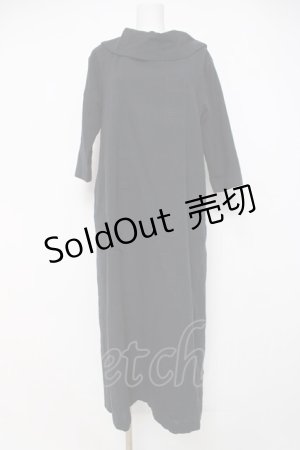 画像: powder / コットンロングワンピース F 紺 Y-26-03-20-107-LO-OP-SZ-ZY