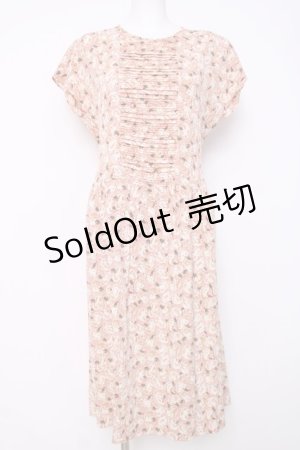 画像: PINK HOUSE / カーネーション総柄ワンピース F ピンク Y-26-03-20-116-LO-OP-SZ-ZY
