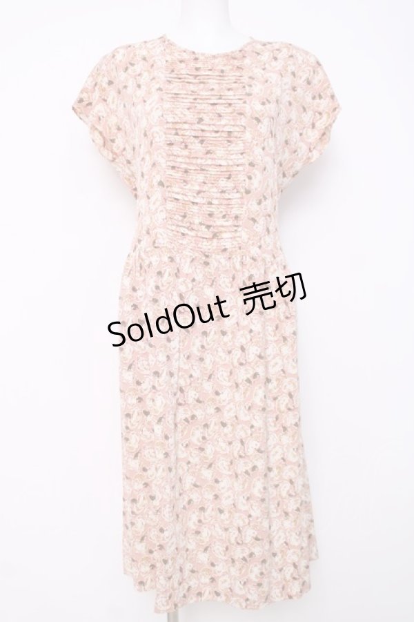 画像1: PINK HOUSE / カーネーション総柄ワンピース F ピンク Y-26-03-20-116-LO-OP-SZ-ZY (1)