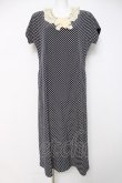画像1: INGEBORG / 襟レースドットワンピース F 黒 Y-26-03-20-117-LO-OP-SZ-ZY (1)
