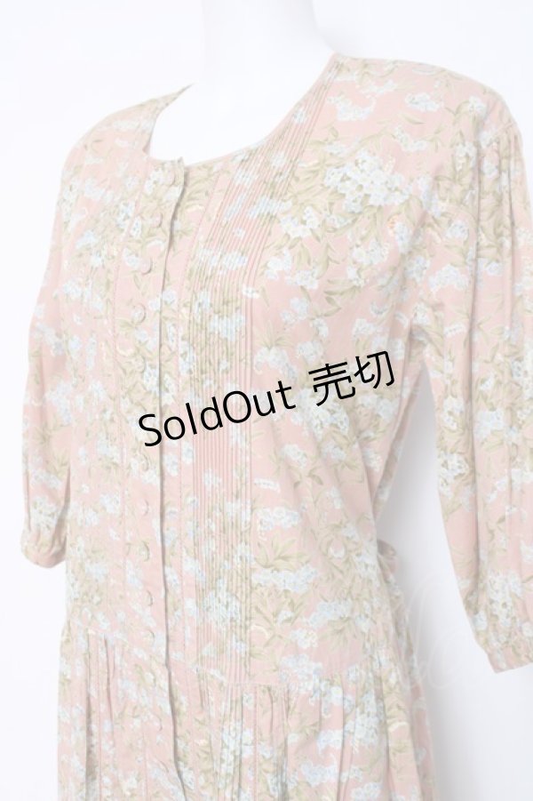 画像2: PINK HOUSE / 勿忘草柄ワンピース F ピンク Y-26-03-20-122-LO-OP-SZ-ZY (2)