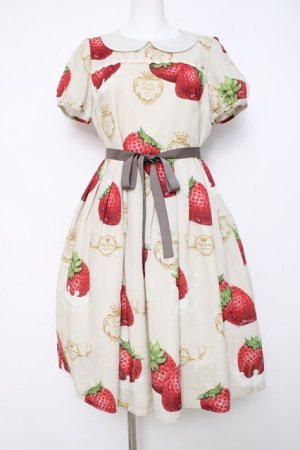 画像: Emily Temple cute / Creamy Strawberryワンピース  オフベージュ Y-26-03-20-126-ET-OP-SZ-ZY