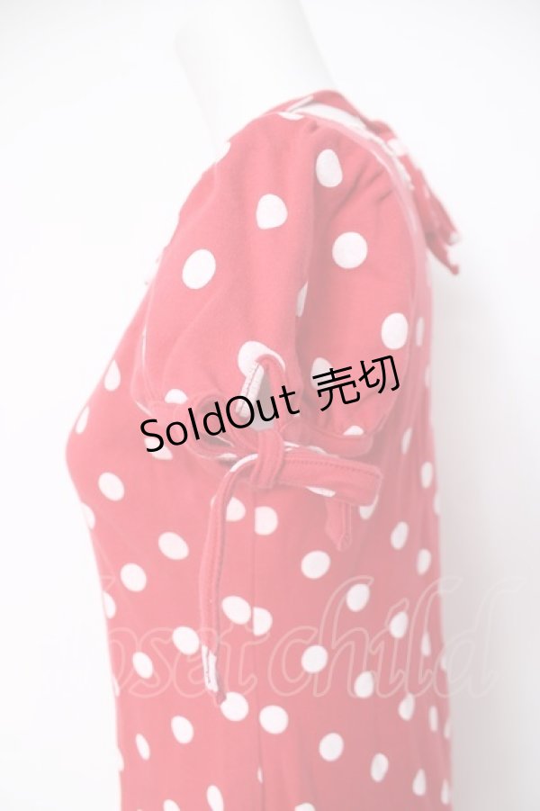 画像3: Angelic Pretty / ポルカドットカットワンピース  赤 Y-26-03-20-129-AP-OP-SZ-ZY (3)