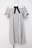 画像1: Amavel / Ribbon Kitty チェックワンピース F グレー Y-26-03-20-130-CA-OP-SZ-ZY (1)