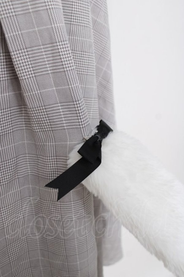 画像4: Amavel / Ribbon Kitty チェックワンピース F グレー Y-26-03-20-130-CA-OP-SZ-ZY (4)