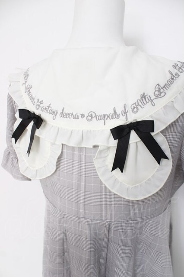 画像5: Amavel / Ribbon Kitty チェックワンピース F グレー Y-26-03-20-130-CA-OP-SZ-ZY (5)