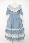 画像1: Innocent World / トワルドジュイ アニバーサリードレス M ブルー×生成り Y-26-03-20-131-IW-OP-SZ-ZY (1)