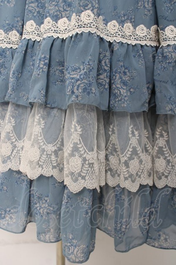 画像5: Innocent World / トワルドジュイ アニバーサリードレス M ブルー×生成り Y-26-03-20-131-IW-OP-SZ-ZY (5)