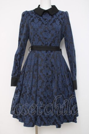 画像: Sheglit / Cinerariaクラシカルワンピース M ネイビー Y-26-03-20-135-EL-OP-SZ-ZY