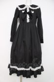 画像1: Eri Aino's collaboration / TTAINベロアリボンOP シャーロットの水曜日 ワンピース M 中黒 Y-26-03-20-136-LO-OP-SZ-ZY (1)