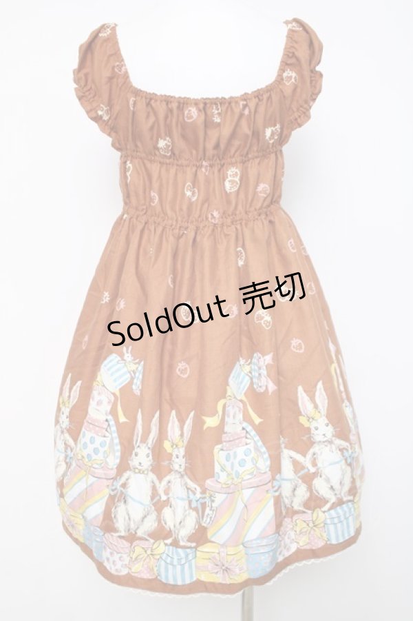 画像2: Emily Temple cute / BUNNY BOXワンピース  ブラウン Y-26-03-20-141-ET-OP-SZ-ZY (2)