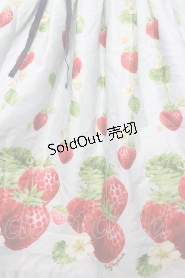 画像4: Emily Temple cute / トリプルStrawberryノースリーブワンピース  サックス Y-26-03-20-150-ET-OP-SZ-ZY (4)