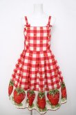 画像1: Emily Temple cute / berryギンガムダブルリボンワンピース  赤 Y-26-03-20-152-ET-OP-SZ-ZY (1)