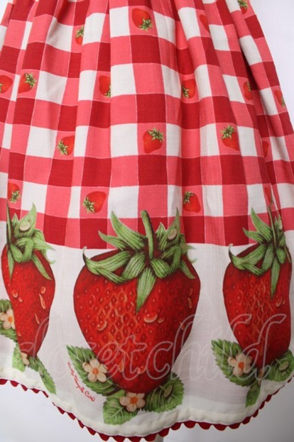 画像3: Emily Temple cute / berryギンガムダブルリボンワンピース  赤 Y-26-03-20-152-ET-OP-SZ-ZY (3)