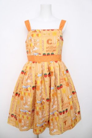 画像: Emily Temple cute / pop'n CANDYノースリーブワンピース  オレンジ Y-26-03-20-153-ET-OP-SZ-ZY