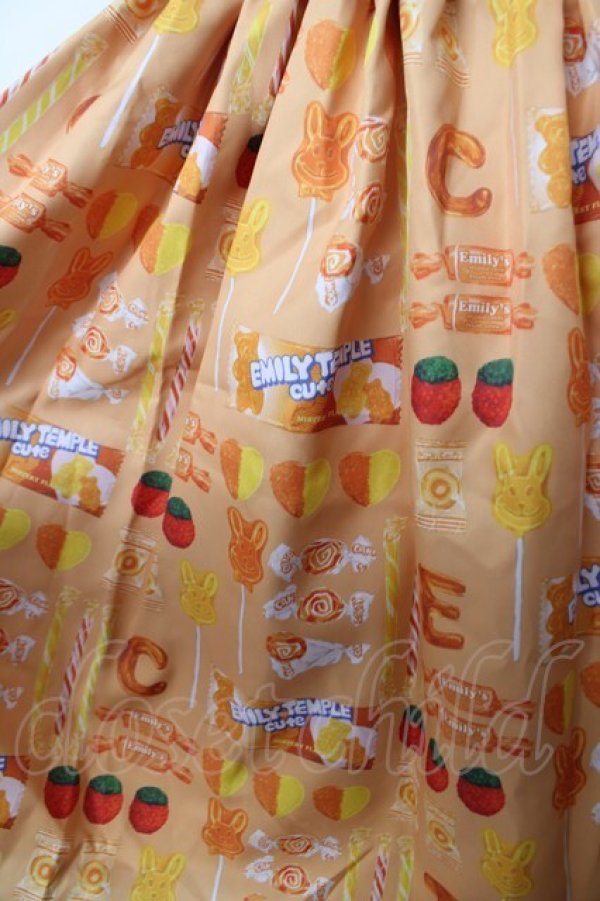 画像3: Emily Temple cute / pop'n CANDYノースリーブワンピース  オレンジ Y-26-03-20-153-ET-OP-SZ-ZY (3)