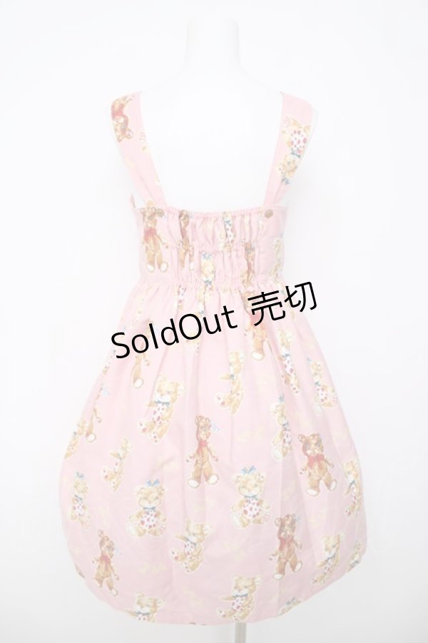 画像2: Emily Temple cute / MILKY TEDDYノースリーブワンピース  ピンク Y-26-03-20-160-ET-OP-SZ-ZY (2)